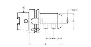 Weldon holders  STANDARD HSK-A 40