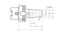 HSK 50-A - SHRINK FIT CHUCK  STANDARD