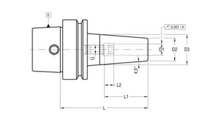 HSK-E 63 - SHRINK FIT CHUCKS  STANDARD