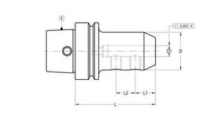 WELDON  STANDARD HSK-E 50