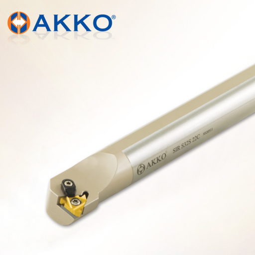 Akko Boring Bar SIR/L is specifically engineered for internal threading applications, utilizing ISO ER/EL inserts