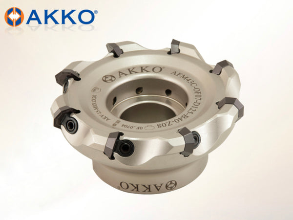 using ISO standard OF..0704.. insert | afm43cof | Face milling with wedge clamps | AKKO