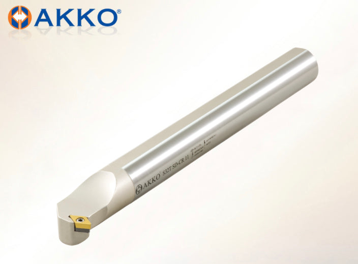 SD-CR/L with and/or without internal coolant using ISO standard DCMT insert