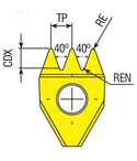 POLY-V grooving insert using ATPVK holders | atpvkb26ins | Poly V grooving | AKKO