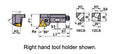 P system cartridge PTGNR/L using ISO standard TNMG 2204 insert